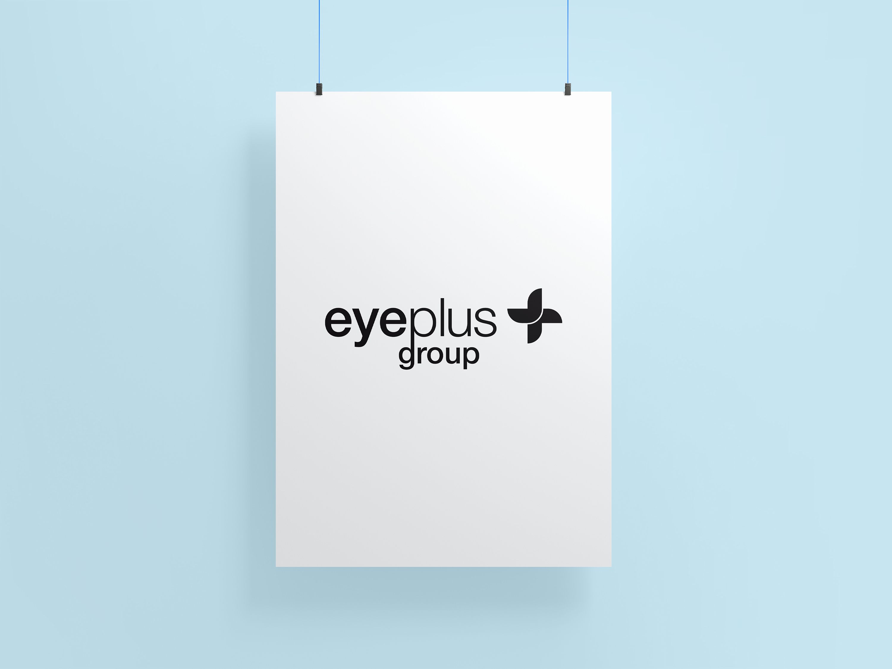 Eyeplus Group black logo version