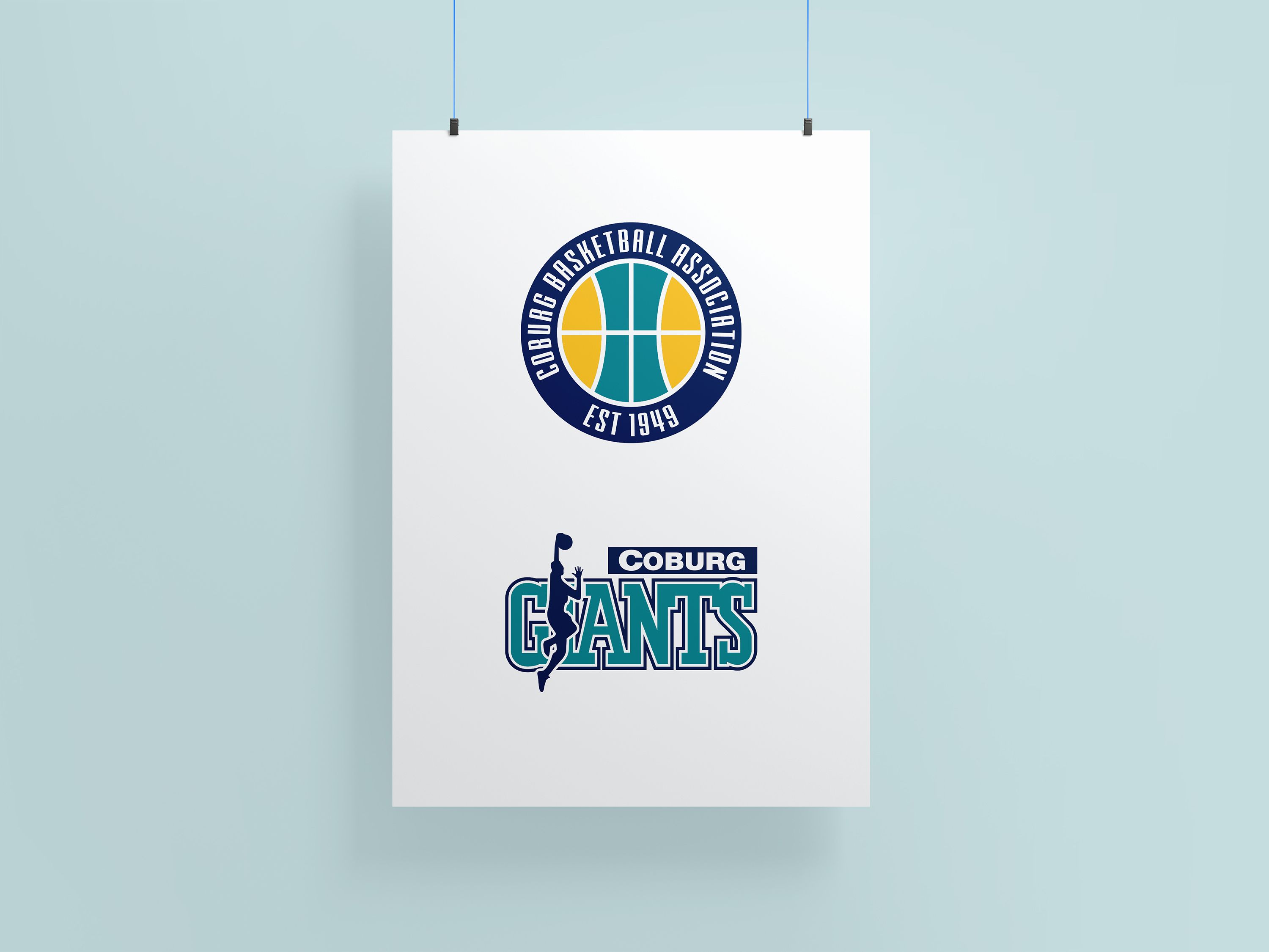 Coburg Basketball Association colour logo version