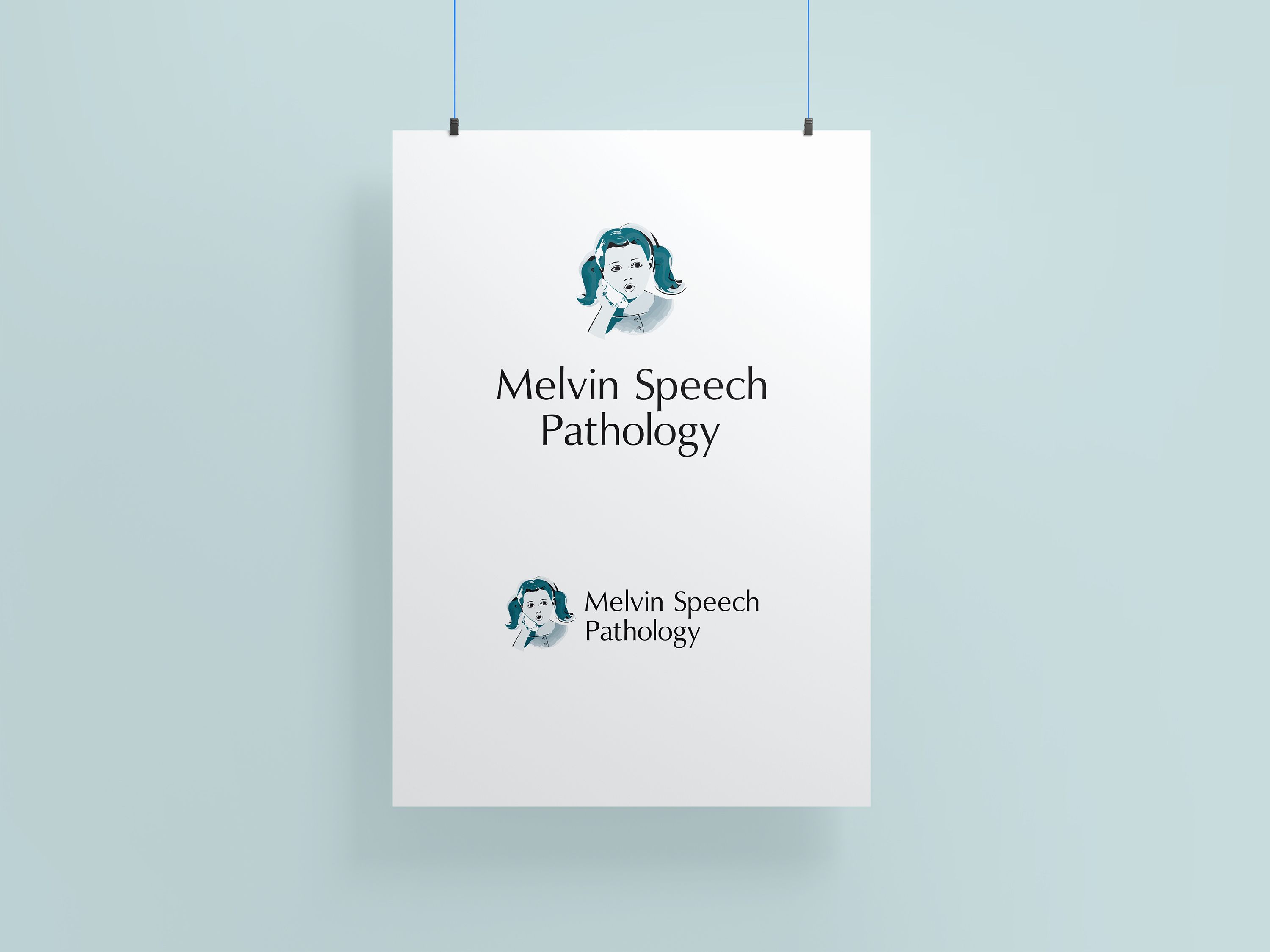 Melvin Speech Pathology colour logo version