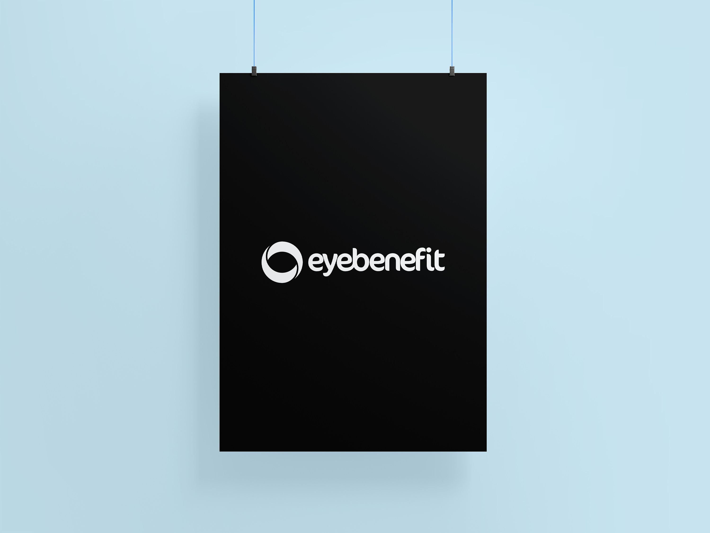 Eye Benefit white logo version