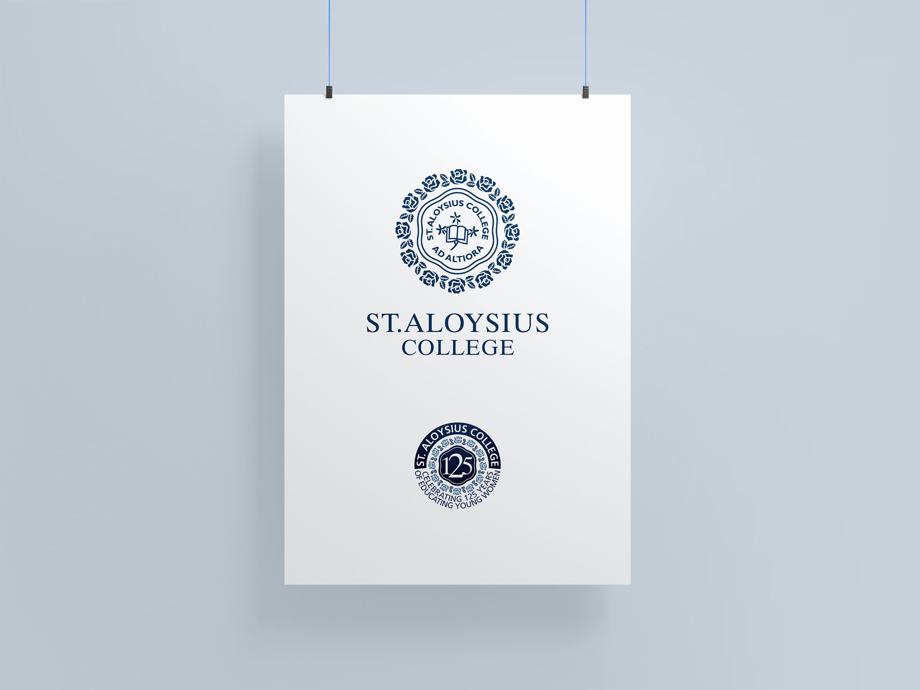 St Aloysius College colour logo version