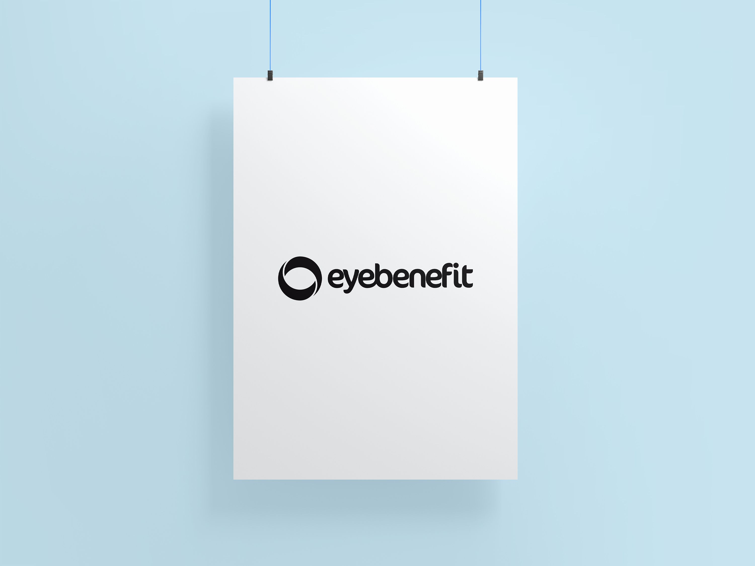 Eye Benefit black logo version
