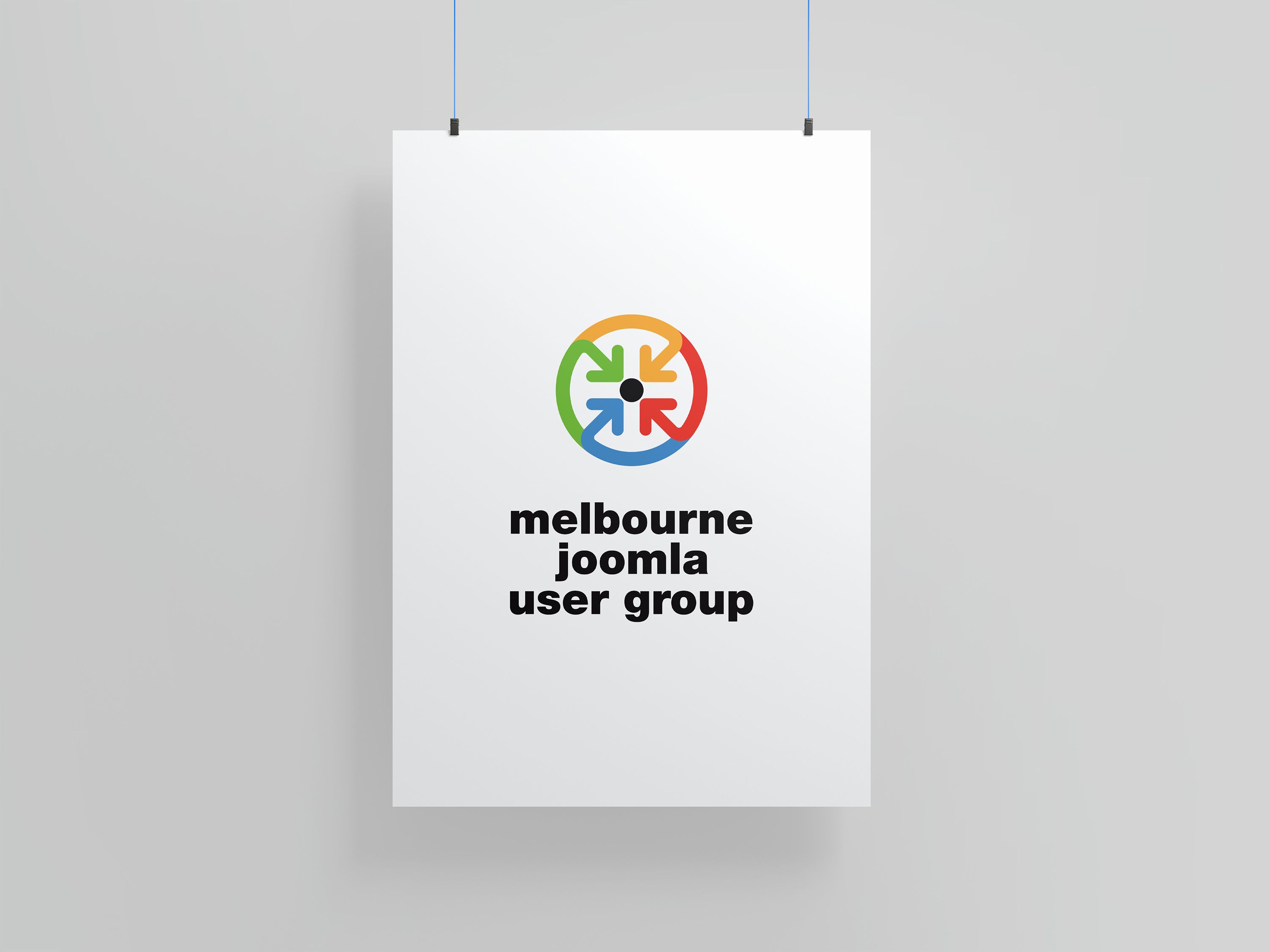 Melbourne Joomla User Group colour logo version