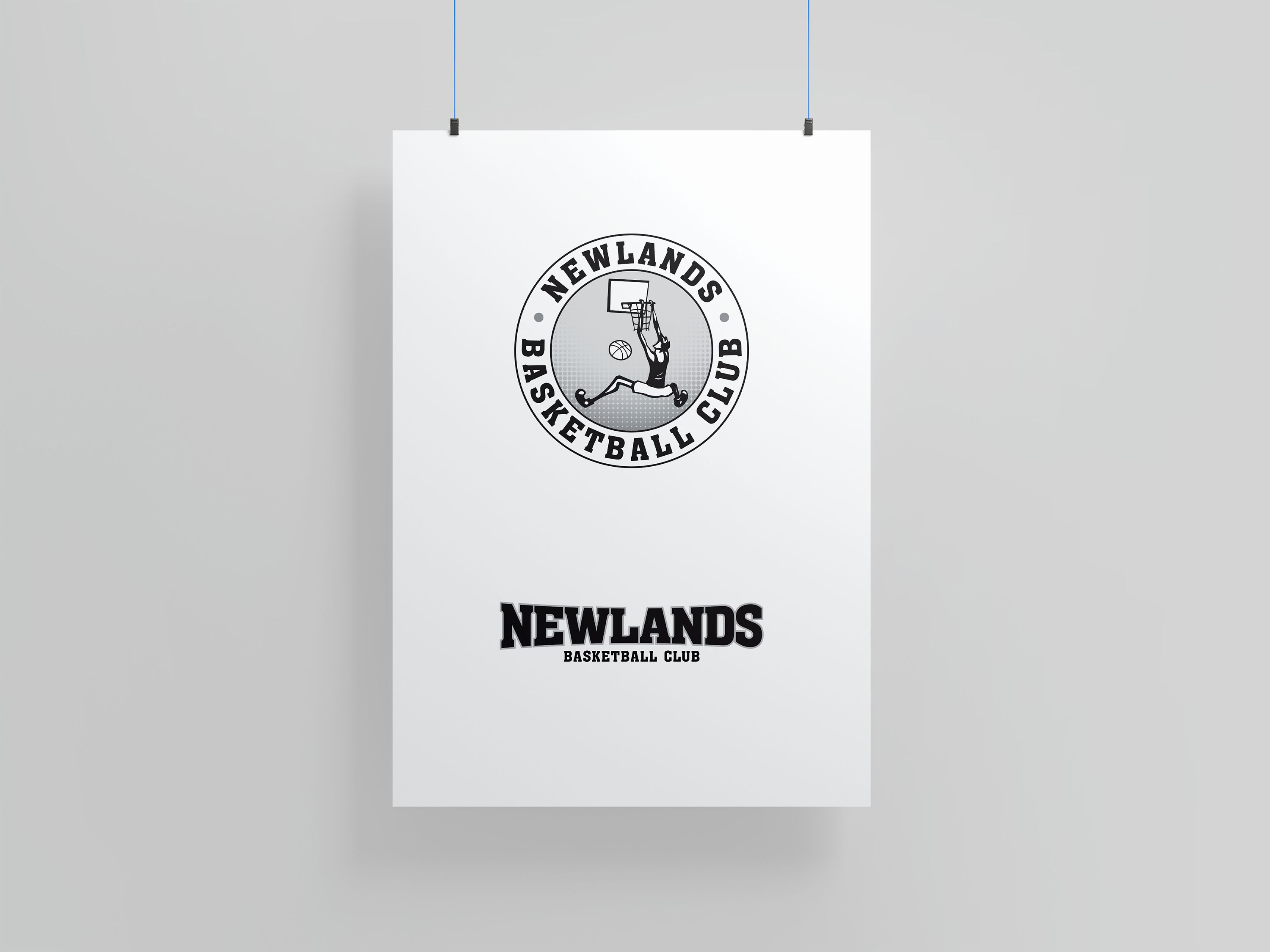 Newlands Basketball Club colour logo version