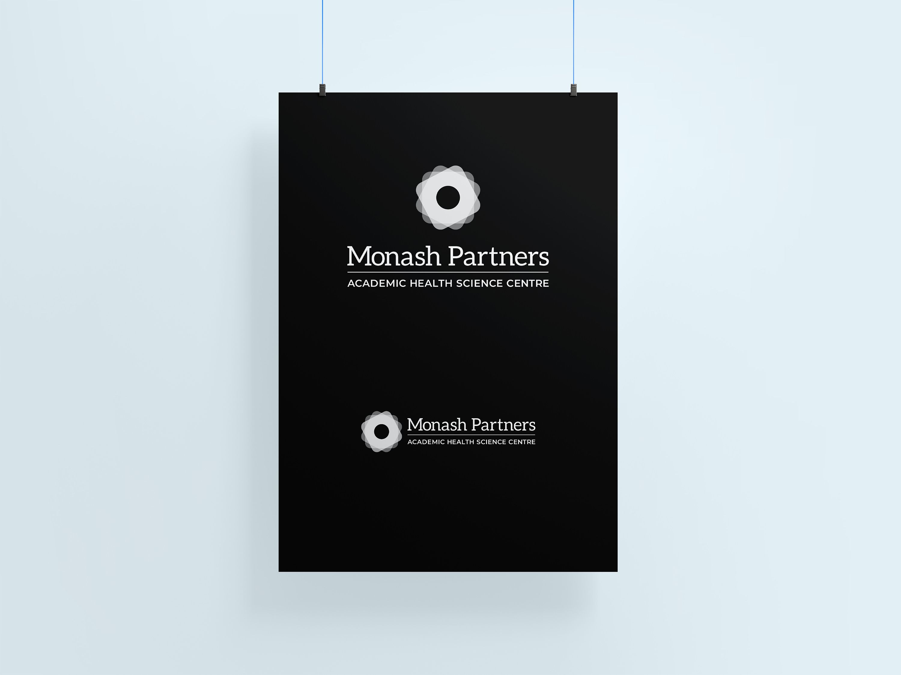 Monash Partners white logo version