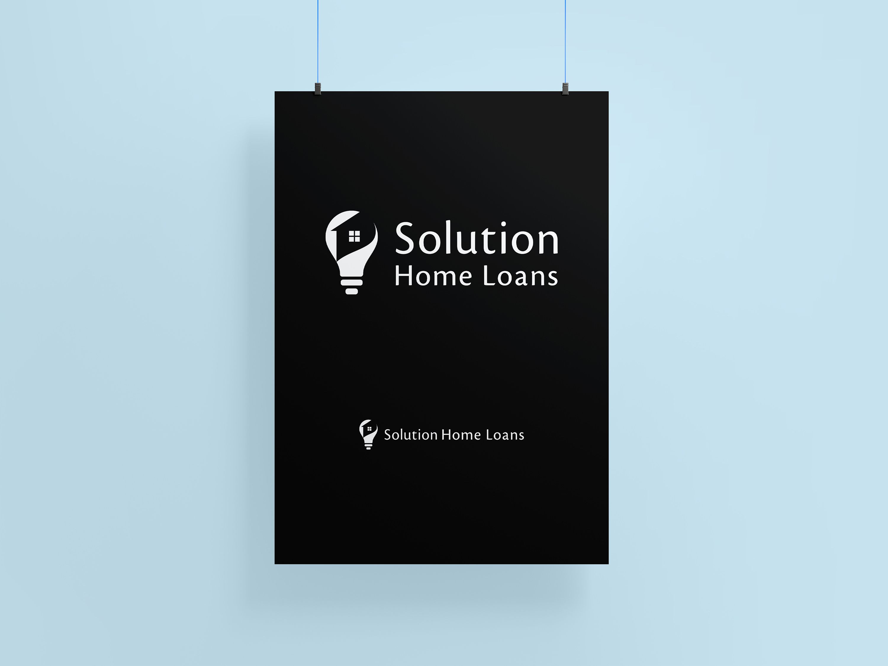 Solution Home Loans white logo version